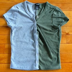 Women's ribbed cropped top